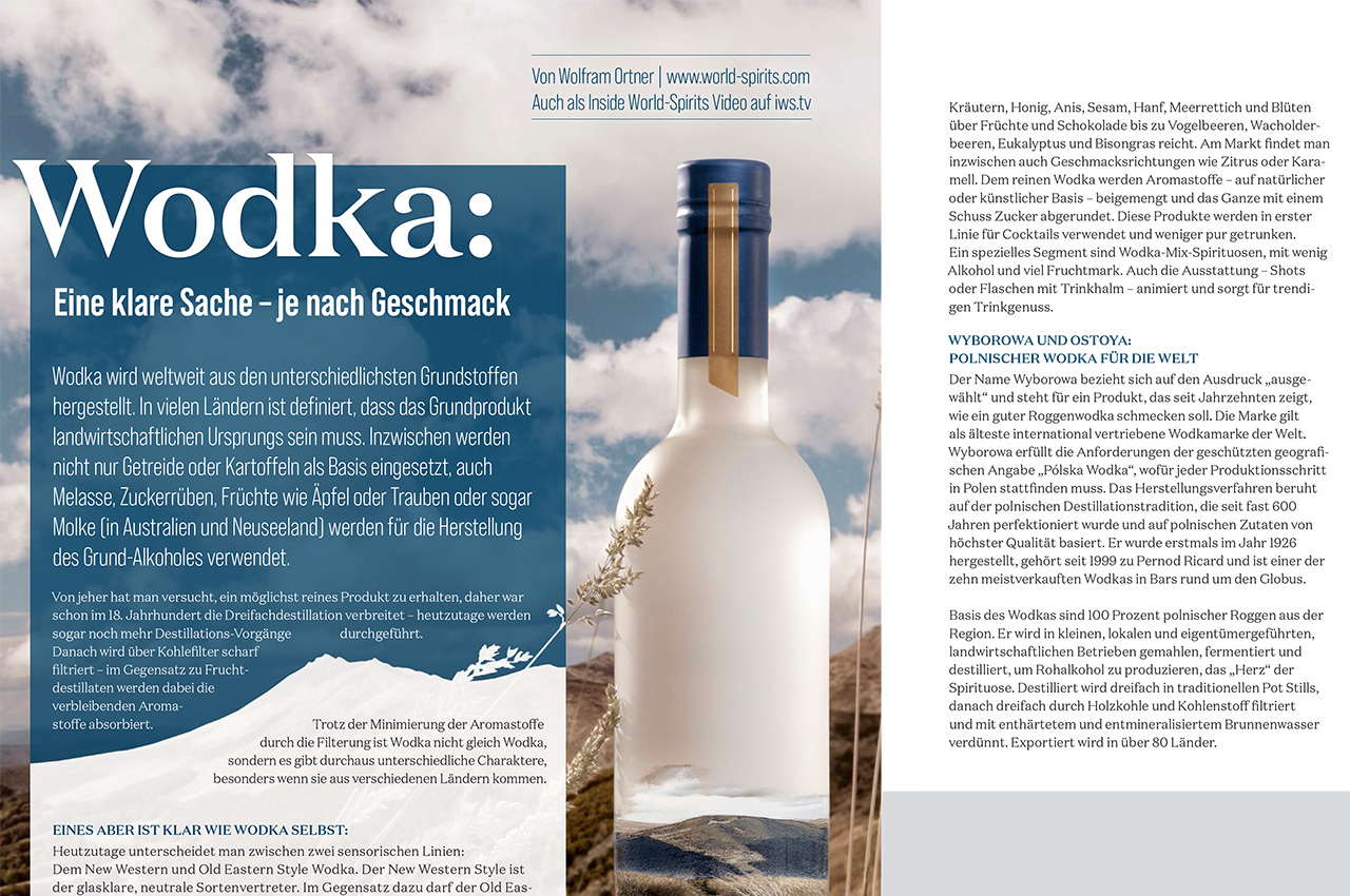 Wodka: Herstellung, Geschmack & Stilrichtungen